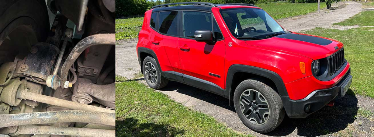 Усиленные стойки стабилизатора Jeep Renegade 