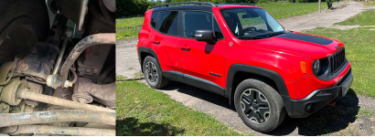Посилені стійки стабілізатора Jeep Renegade 